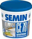 Шпатлевка Semin CE78(синяя крышка), 25кг